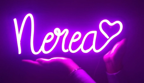Blog 12 Neón nombre personalizado
